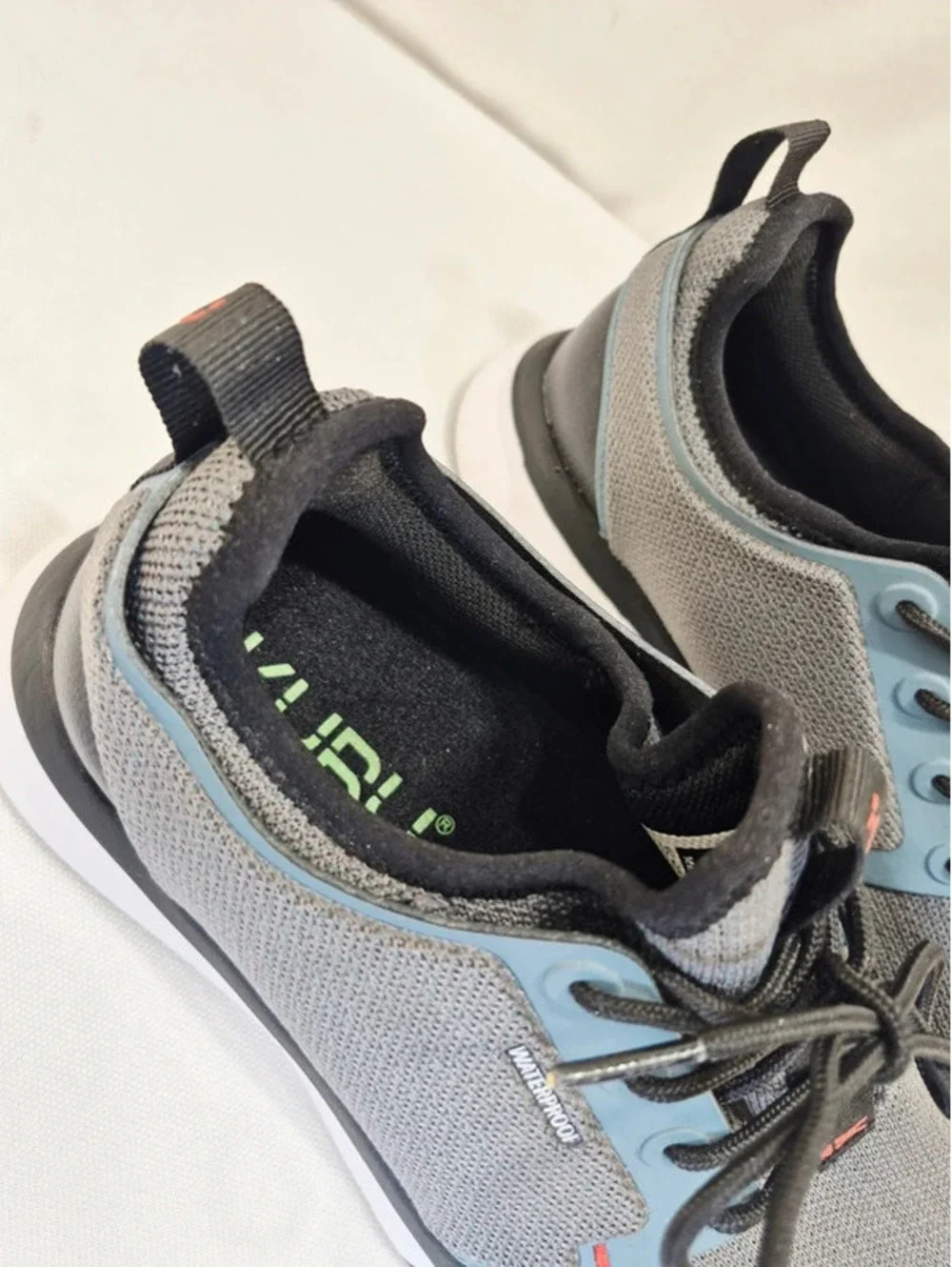 Kuru Atom Waterproof Shoes Sneakers Blue/Gray Men's 8M
